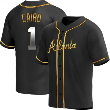 Black Golden Replica Christian Cairo Men's Atlanta Alternate Jersey