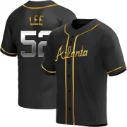 Black Golden Replica Dylan Lee Youth Atlanta Alternate Jersey