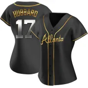 Black Golden Replica Glenn Hubbard Women's Atlanta Alternate Jersey