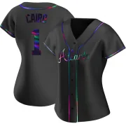 Black Holographic Replica Christian Cairo Women's Atlanta Alternate Jersey