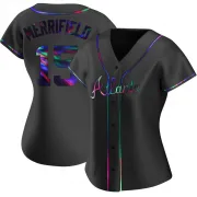 Black Holographic Replica Whit Merrifield Women's Atlanta Alternate Jersey