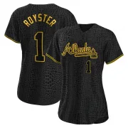 Black Replica Jerry Royster Women's Atlanta Snake Skin City Jersey