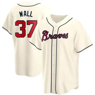 Cream Replica Forrest Wall Men's Atlanta Alternate Jersey