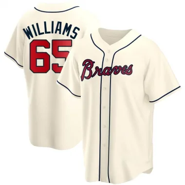 Cream Replica Luke Williams Men's Atlanta Alternate Jersey