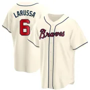 Cream Replica Tony Larussa Men's Atlanta Alternate Jersey