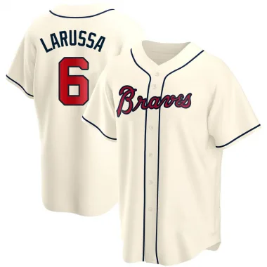 Cream Replica Tony Larussa Youth Atlanta Alternate Jersey