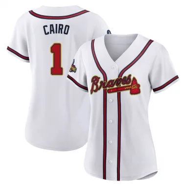 Gold Replica Christian Cairo Women's Atlanta White 2022 Program Jersey