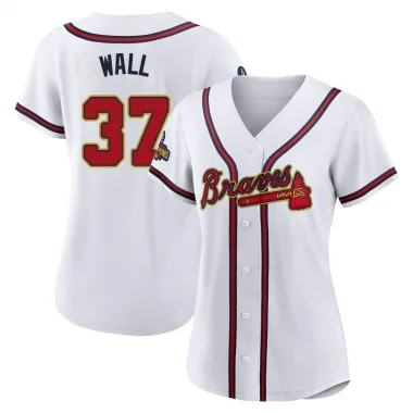 Gold Replica Forrest Wall Women's Atlanta White 2022 Program Jersey