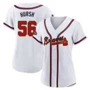 Gold Replica Jason Hursh Women's Atlanta White 2022 Program Jersey