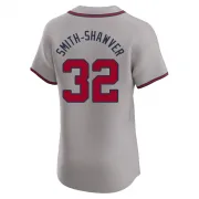 Gray Elite AJ Smith-Shawver Men's Atlanta Road Jersey