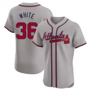 Gray Elite Eli White Men's Atlanta Road Jersey