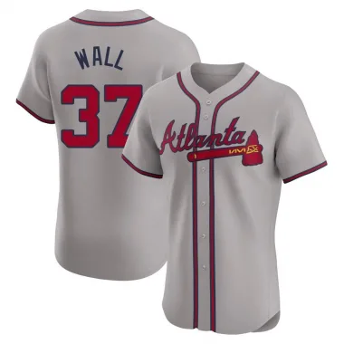 Gray Elite Forrest Wall Men's Atlanta Road Jersey