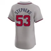 Gray Elite Jackson Stephens Men's Atlanta Road Jersey