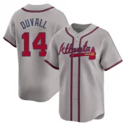 Gray Limited Adam Duvall Youth Atlanta Away Jersey