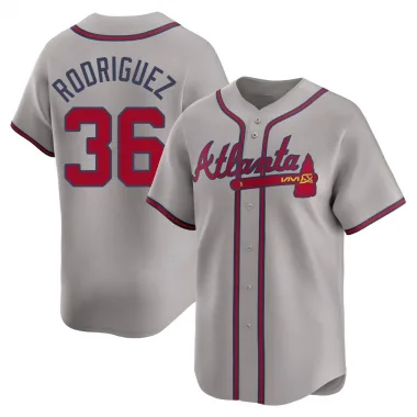 Gray Limited Carlos Rodriguez Men's Atlanta Away Jersey