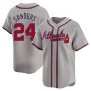 Gray Limited Deion Sanders Men's Atlanta Away Jersey