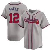 Gray Limited Dusty Baker Youth Atlanta Away Jersey