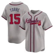 Gray Limited Joe Torre Youth Atlanta Away Jersey