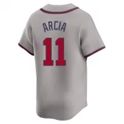 Gray Limited Orlando Arcia Youth Atlanta Away Jersey