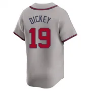 Gray Limited R.A. Dickey Men's Atlanta Away Jersey