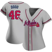 Gray Replica Dylan Dodd Women's Atlanta Road Jersey