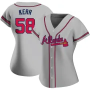 Gray Replica Ray Kerr Women's Atlanta Road Jersey