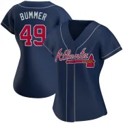 Navy Authentic Aaron Bummer Women's Atlanta Alternate Jersey