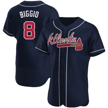 Navy Authentic Cavan Biggio Men's Atlanta Alternate Jersey