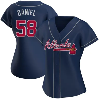 Navy Authentic Davis Daniel Women's Atlanta Alternate Jersey