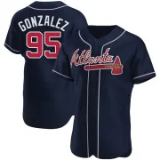 Navy Authentic Domingo Gonzalez Men's Atlanta Alternate Jersey