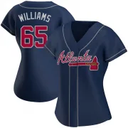 Navy Authentic Luke Williams Women's Atlanta Alternate Jersey