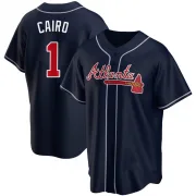 Navy Replica Christian Cairo Men's Atlanta Alternate Jersey