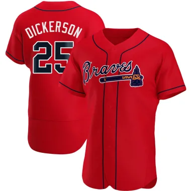 Red Authentic Alex Dickerson Men's Atlanta Alternate Jersey