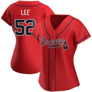 Red Authentic Dylan Lee Women's Atlanta Alternate Jersey