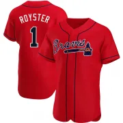 Red Authentic Jerry Royster Men's Atlanta Alternate Jersey