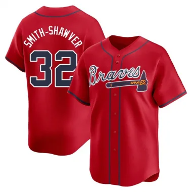 Red Limited AJ Smith-Shawver Men's Atlanta Alternate Jersey