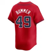 Red Limited Aaron Bummer Men's Atlanta Alternate Jersey