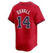 Red Limited Adam Duvall Men's Atlanta Alternate Jersey