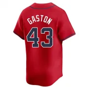 Red Limited Cito Gaston Men's Atlanta Alternate Jersey