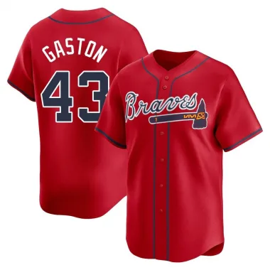 Red Limited Cito Gaston Men's Atlanta Alternate Jersey