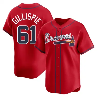 Red Limited Connor Gillispie Men's Atlanta Alternate Jersey