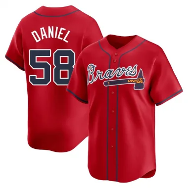 Red Limited Davis Daniel Men's Atlanta Alternate Jersey