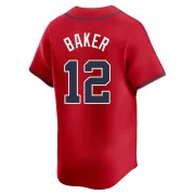 Red Limited Dusty Baker Men's Atlanta Alternate Jersey