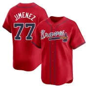 Red Limited Joe Jimenez Youth Atlanta Alternate Jersey