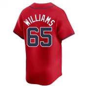 Red Limited Luke Williams Youth Atlanta Alternate Jersey