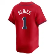 Red Limited Ozzie Albies Youth Atlanta Alternate Jersey