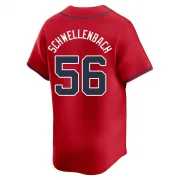 Red Limited Spencer Schwellenbach Men's Atlanta Alternate Jersey