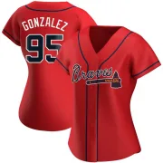 Red Replica Domingo Gonzalez Women's Atlanta Alternate Jersey