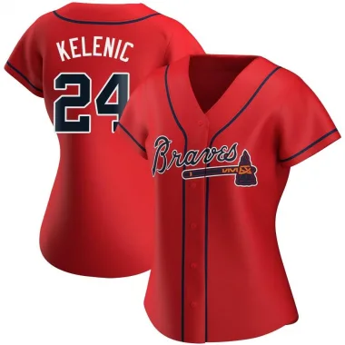 Red Replica Jarred Kelenic Women's Atlanta Alternate Jersey