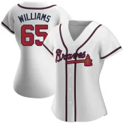 White Authentic Luke Williams Women's Atlanta Home Jersey